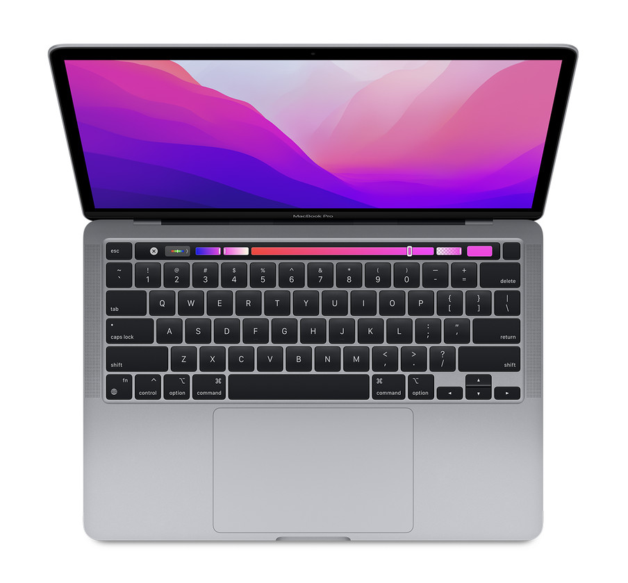 2022 MacBook Pro dalam Space Gray