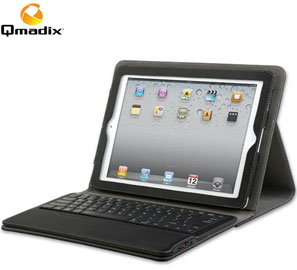 Qmadix Portfolio with Removable Bluetooth Keyboard for The new iPad