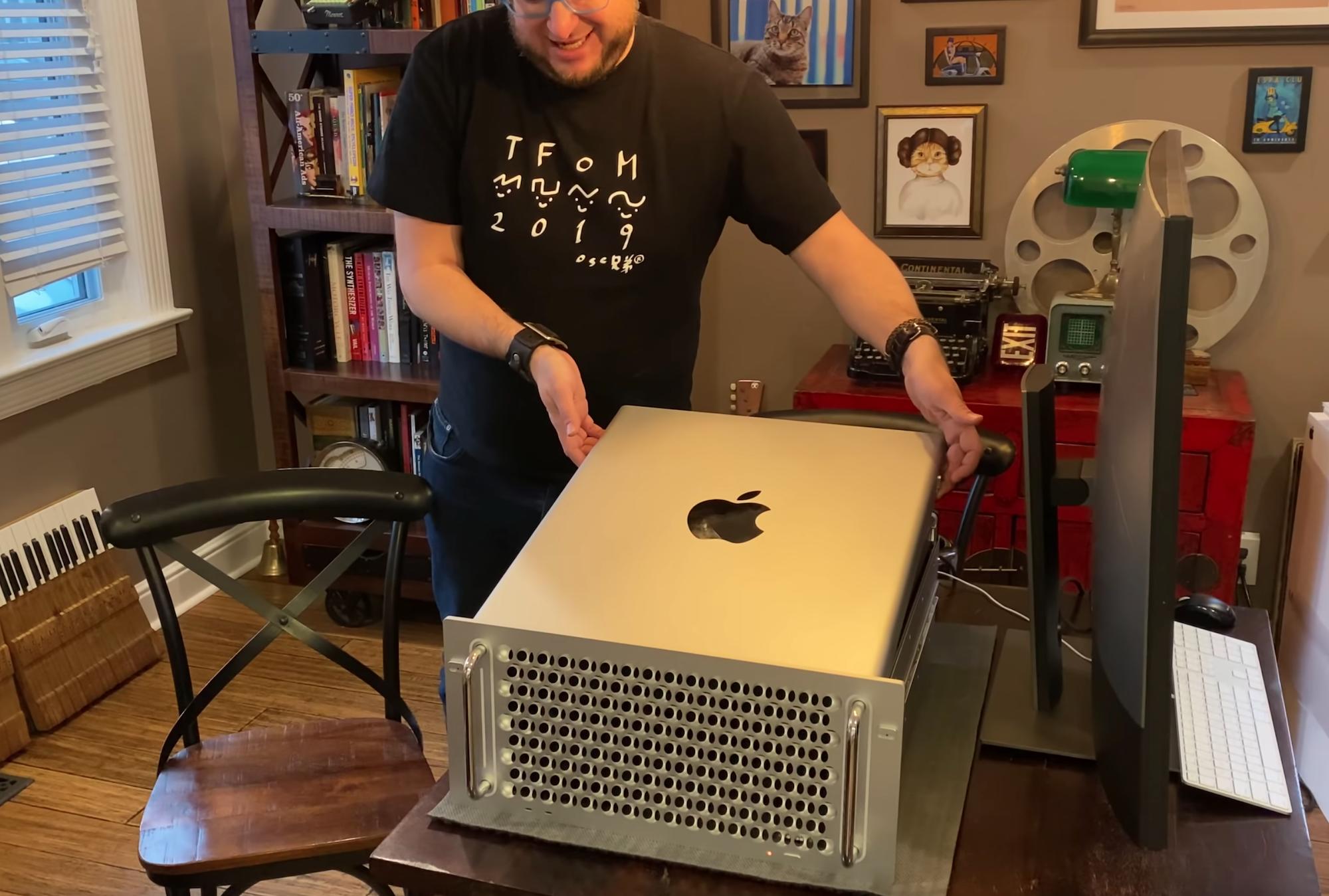 Watch And Listen As A Rack Mountable Mac Pro Is Unboxed And Stress