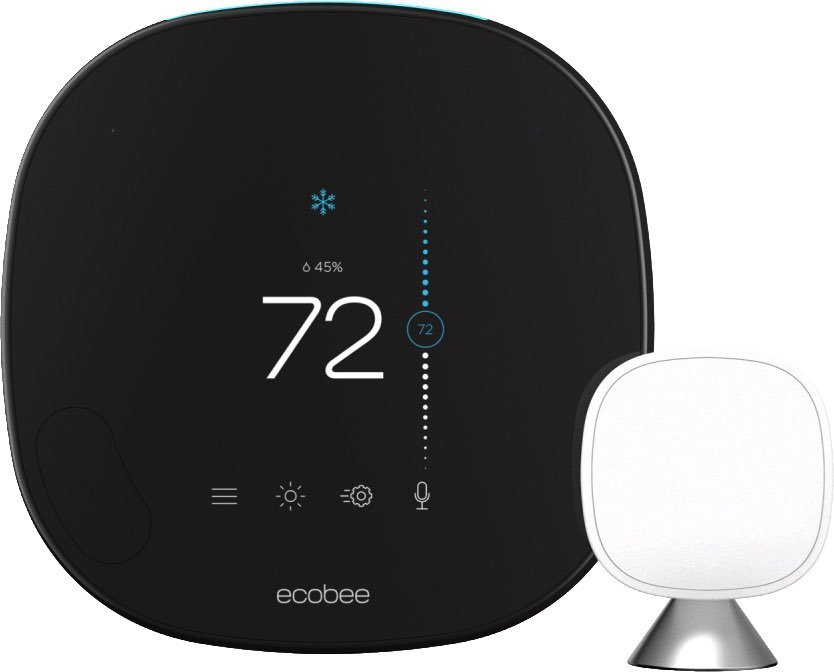 Ecobee Smart Thermostat Cropped Render