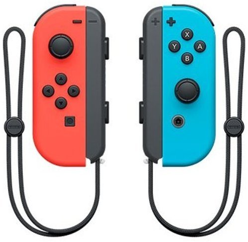 Neon Red and Neon Blue Joy-Cons