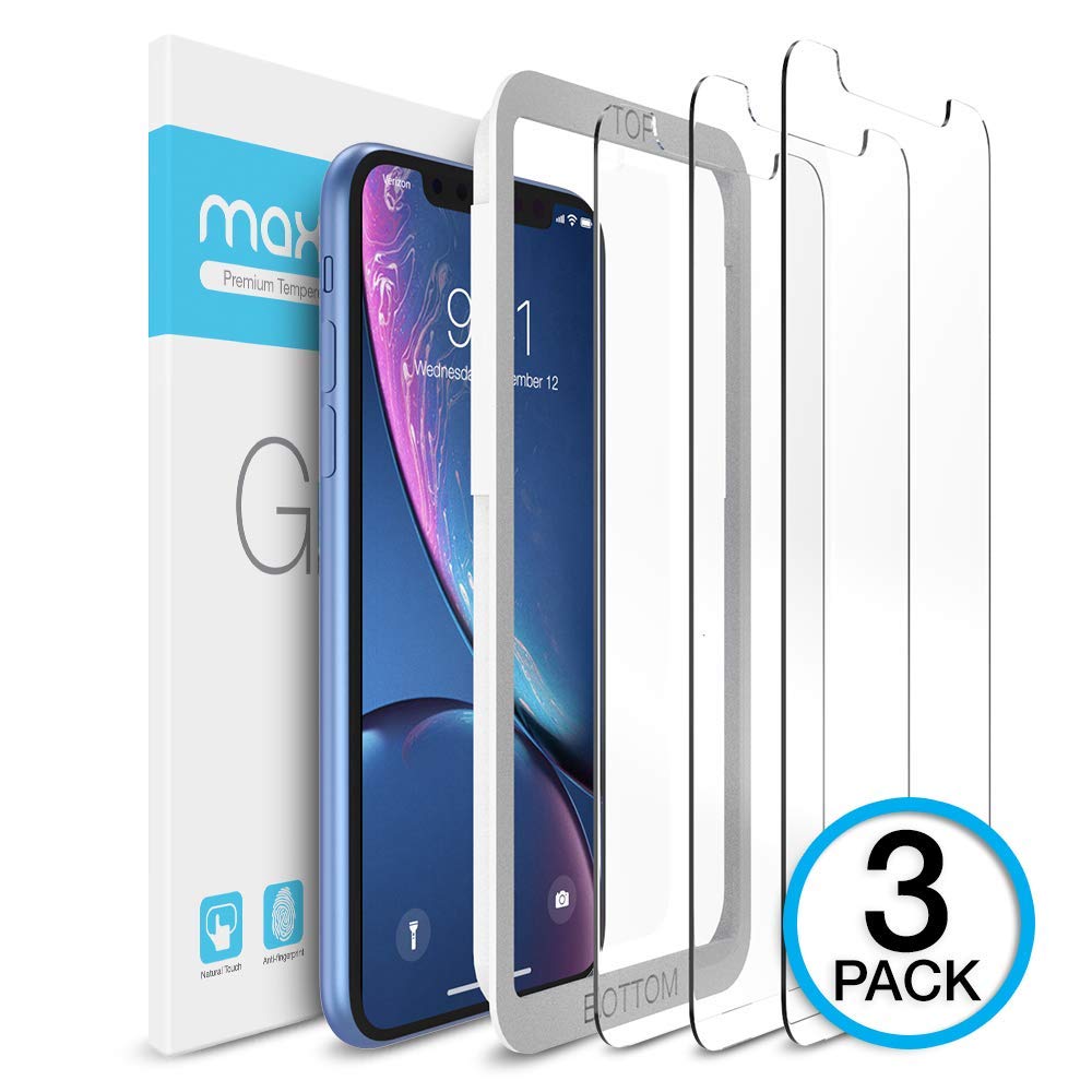 Maxboost tempered glass iPhone XR screen protector