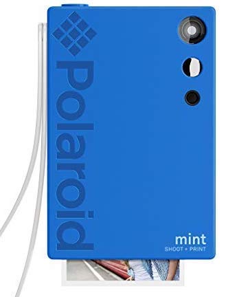 Blue Polaroid Mint Instant Camera and Printer product shot