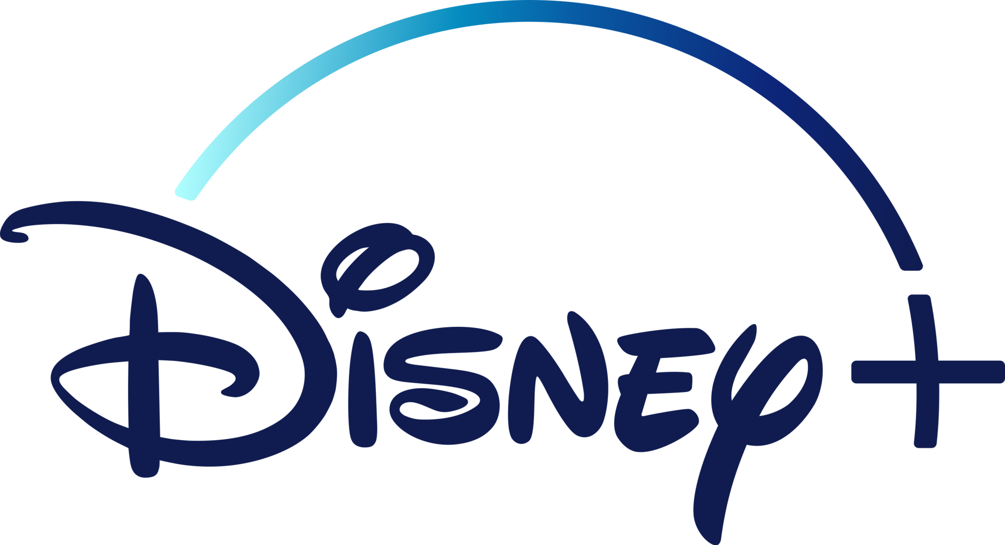 Логотип Disney +