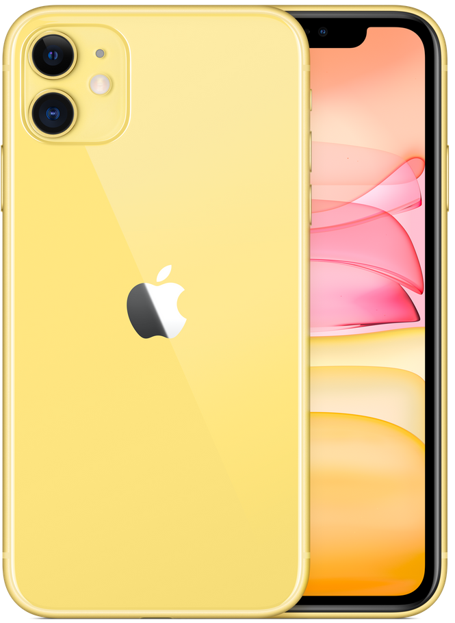 iPhone 11 in yellow