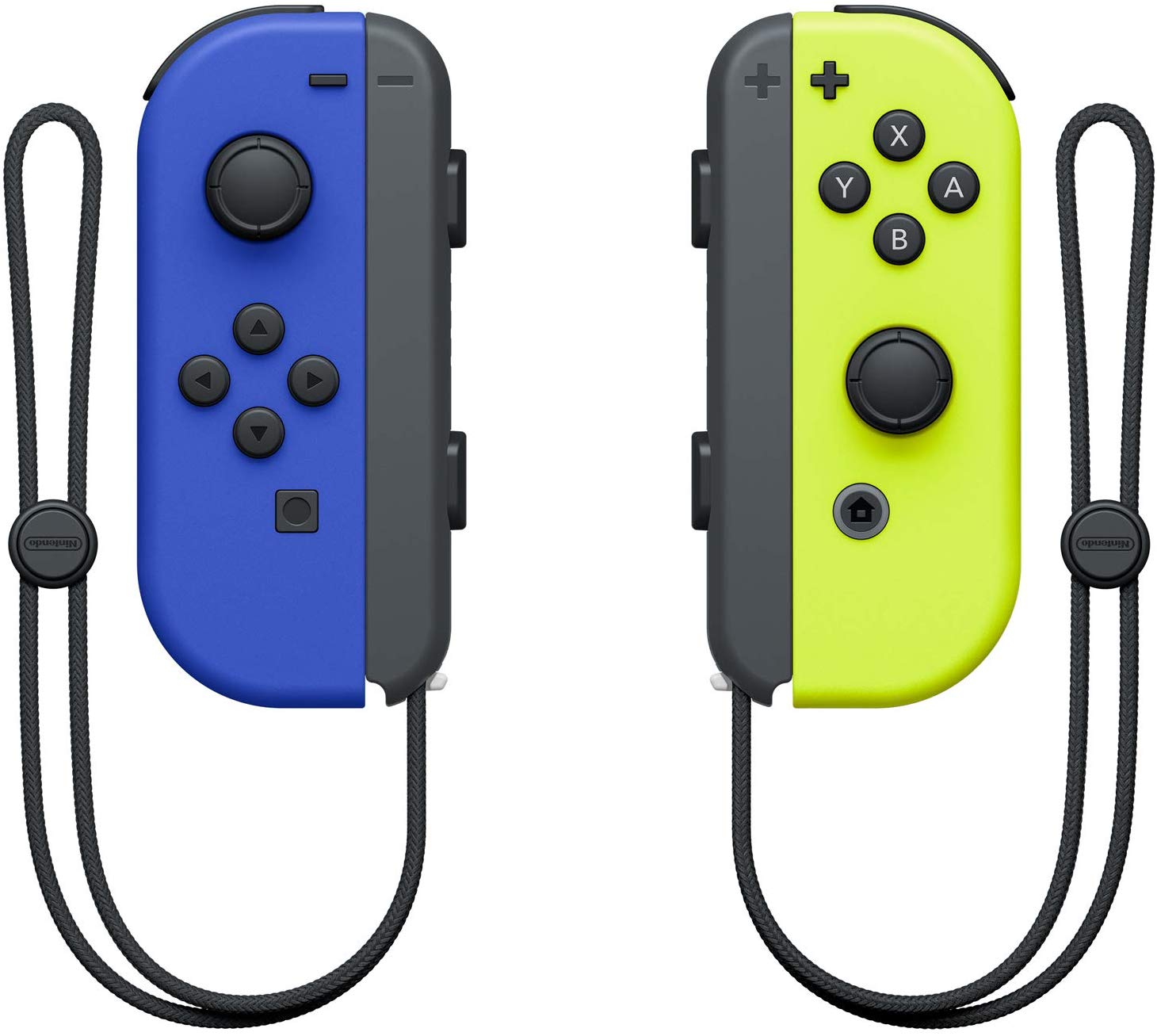 Blue and Neon Yellow Joy-Cons