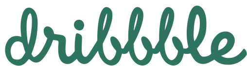 Dribbble Logo Green