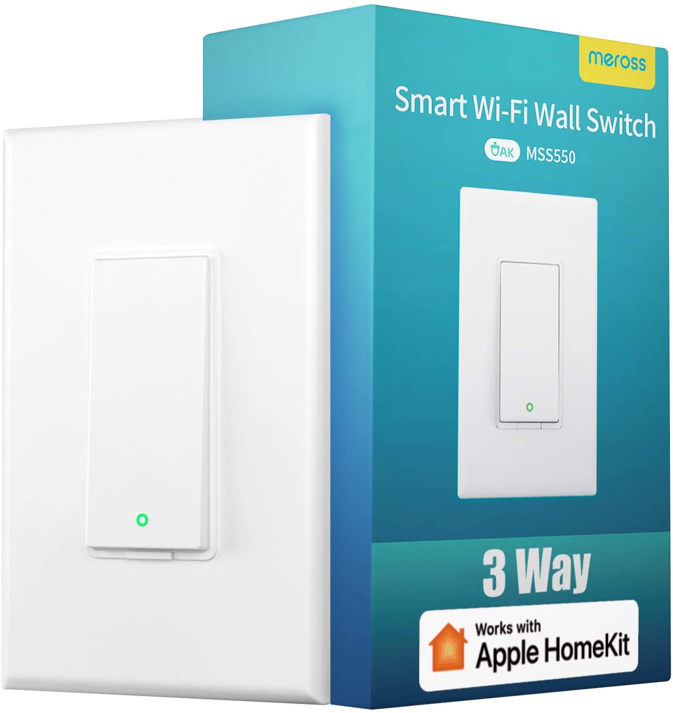 Meross Smart Wifi Wall Switch 3way