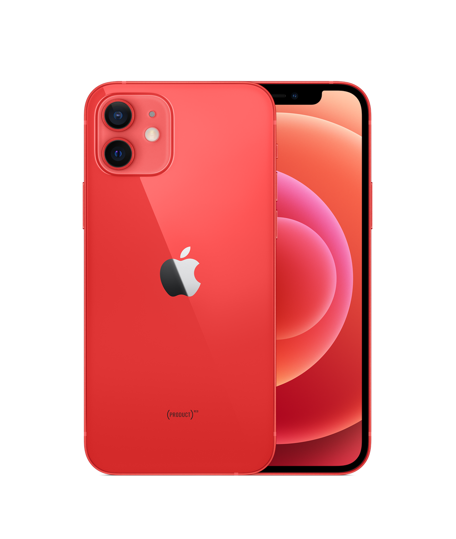 iPhone 12 in red