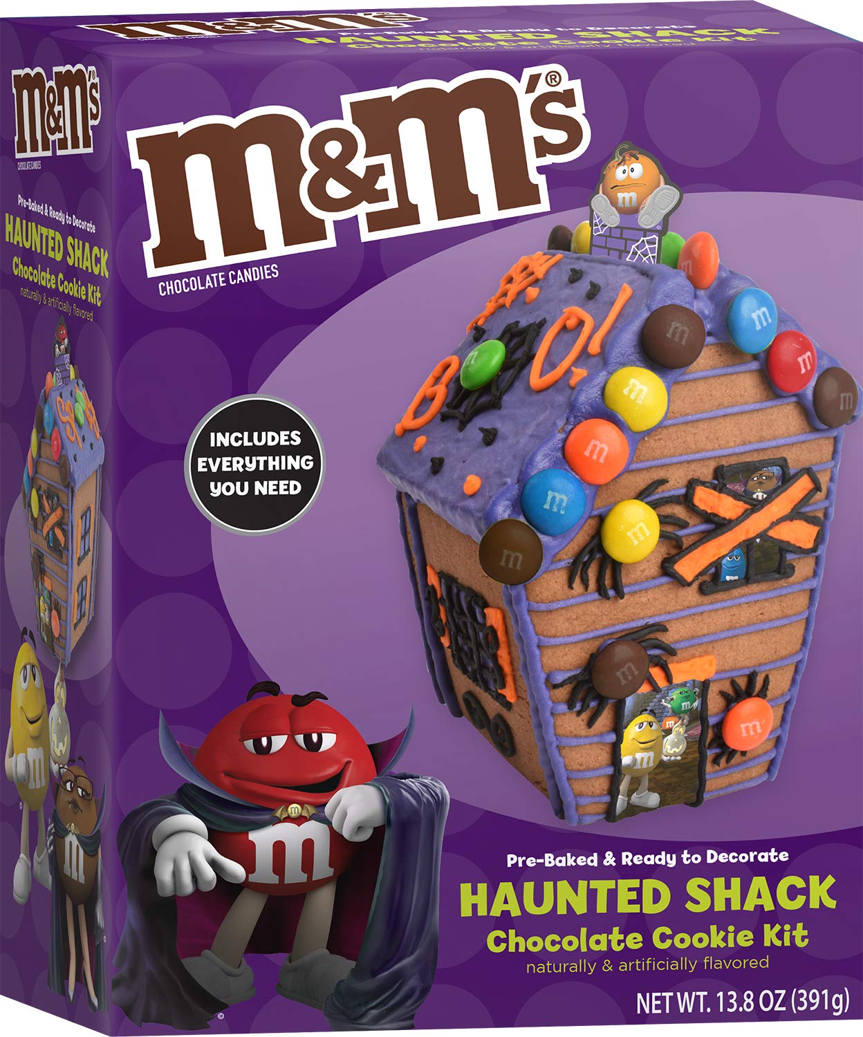 Mms Haunted Shack Chocolate Cookie Kit