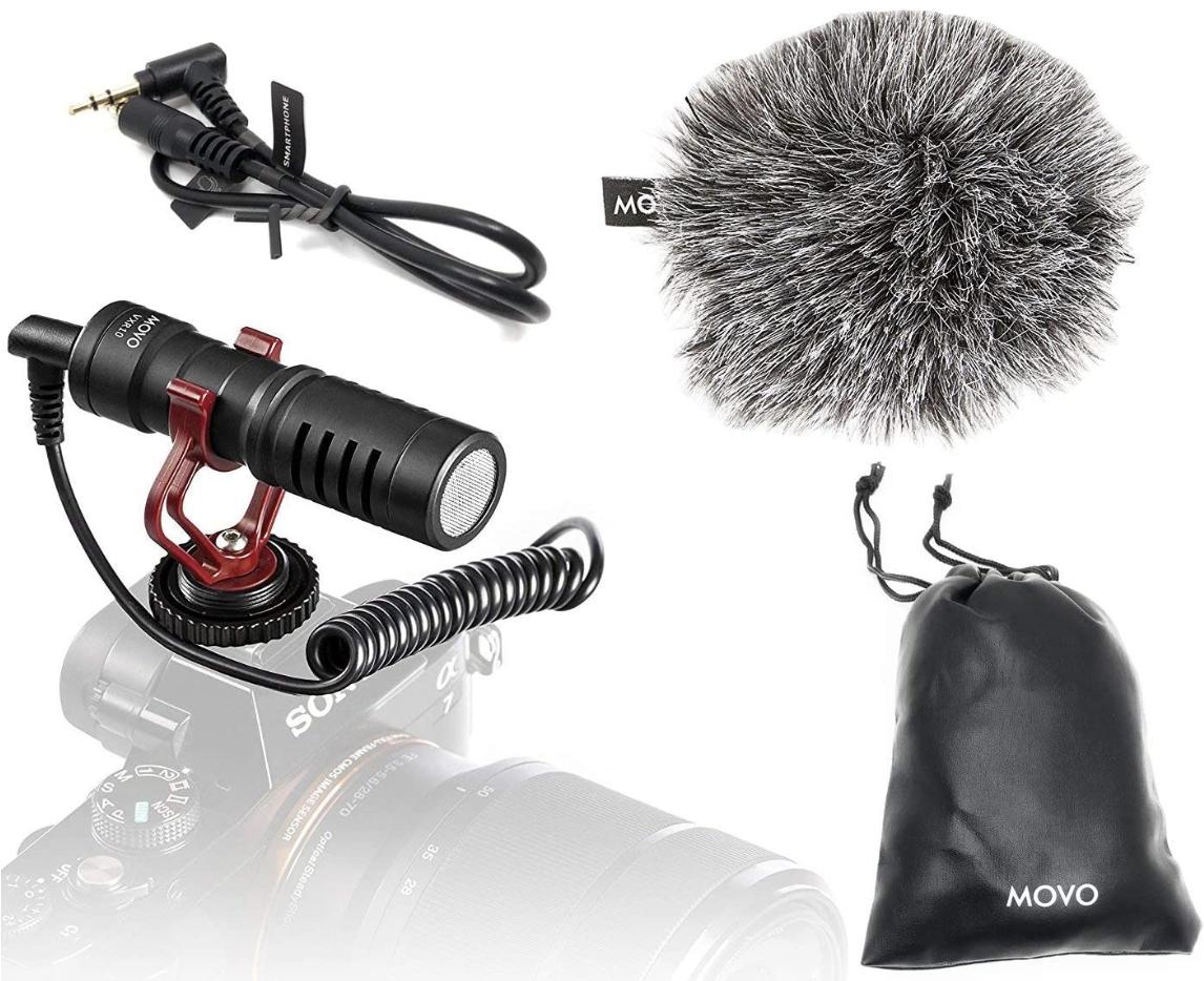 Movo Vxr10 Evrensel Kardiyot Kondenser Video Mikrofon Render Kırpılmış