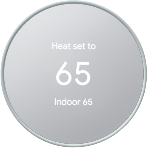 Nest Thermostat in Fog color