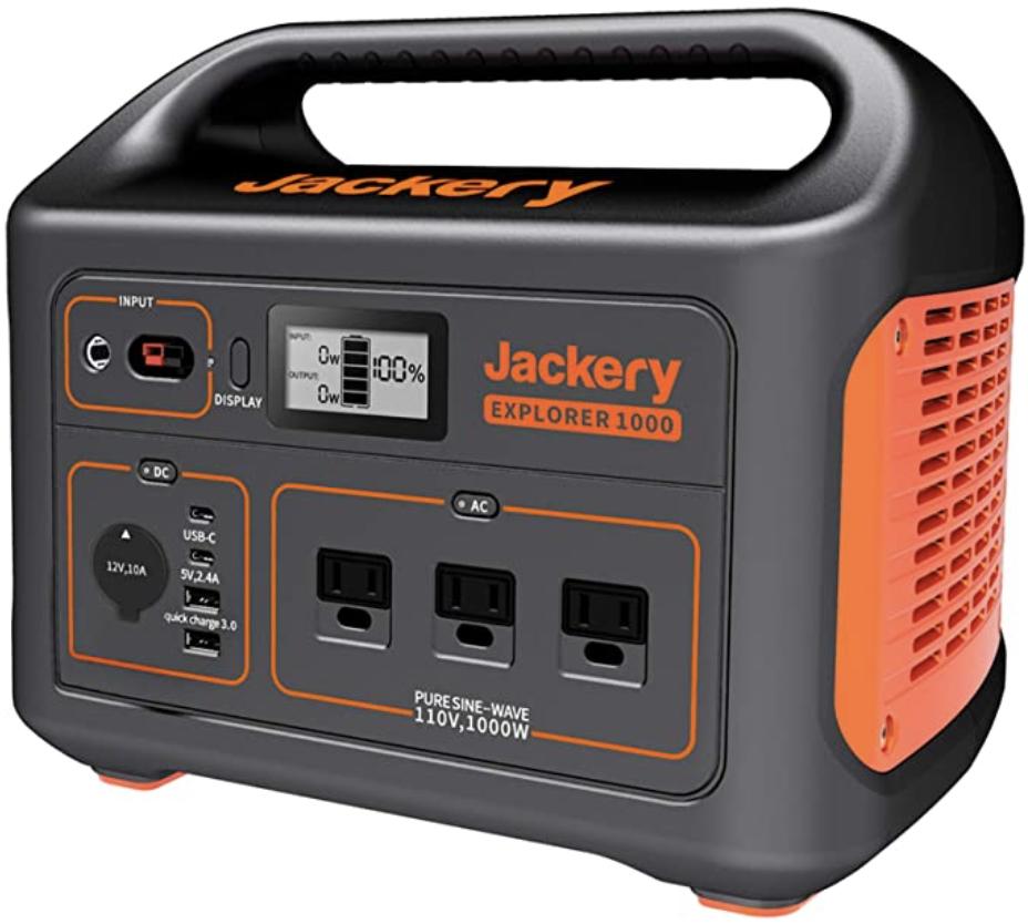 Jackery Portable Power Station Explorer 1000 Render Cropped