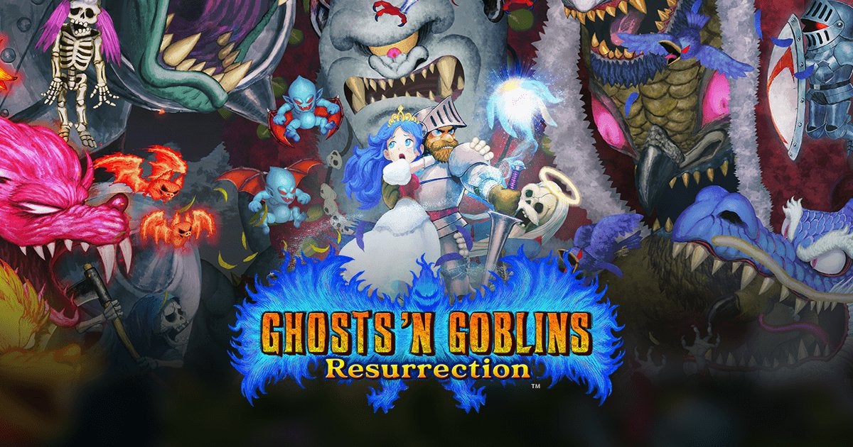 Arte de caja de resurrección de Ghost N Goblins