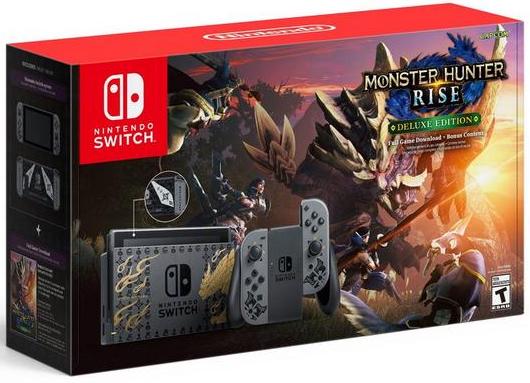 Monster Hunter Rise Deluxe Edition Nintendo Switch Console