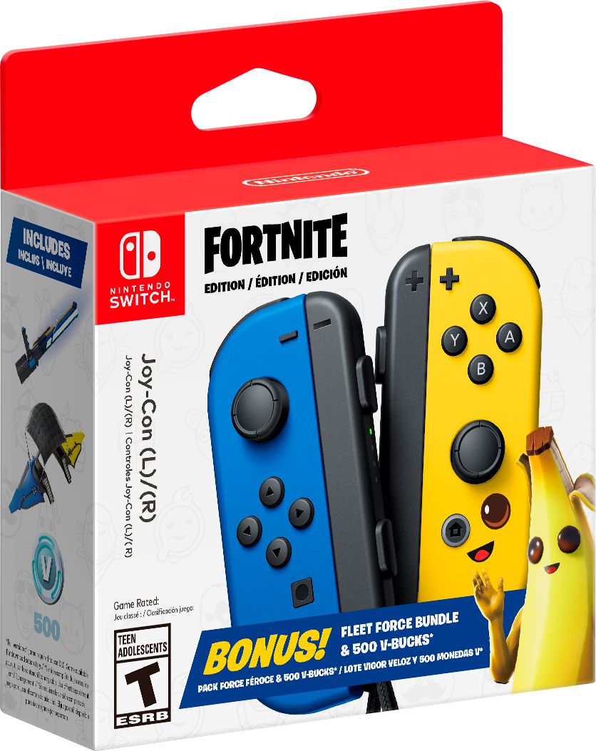 Nintendo Switch fournit Joy Con