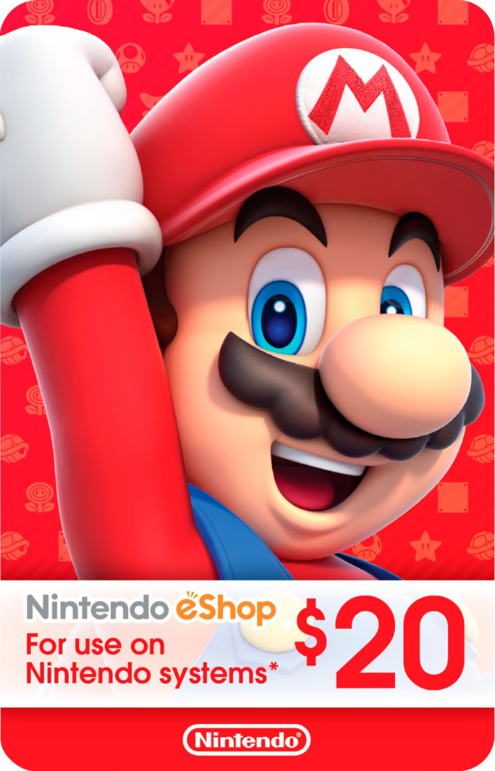 Nintendo Eshop Card 20 Dollars
