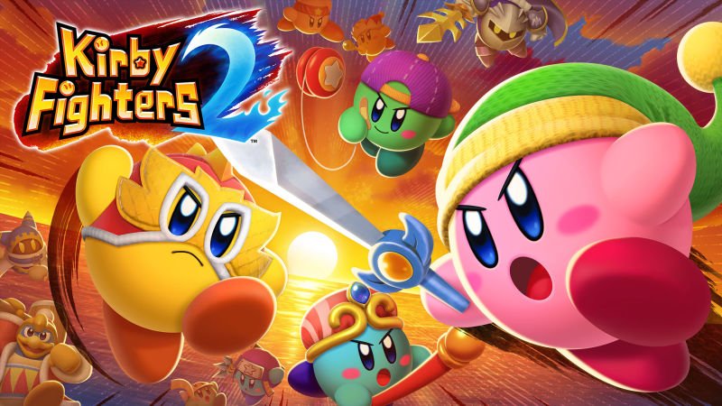 Kirby Fighters 2 Key Art
