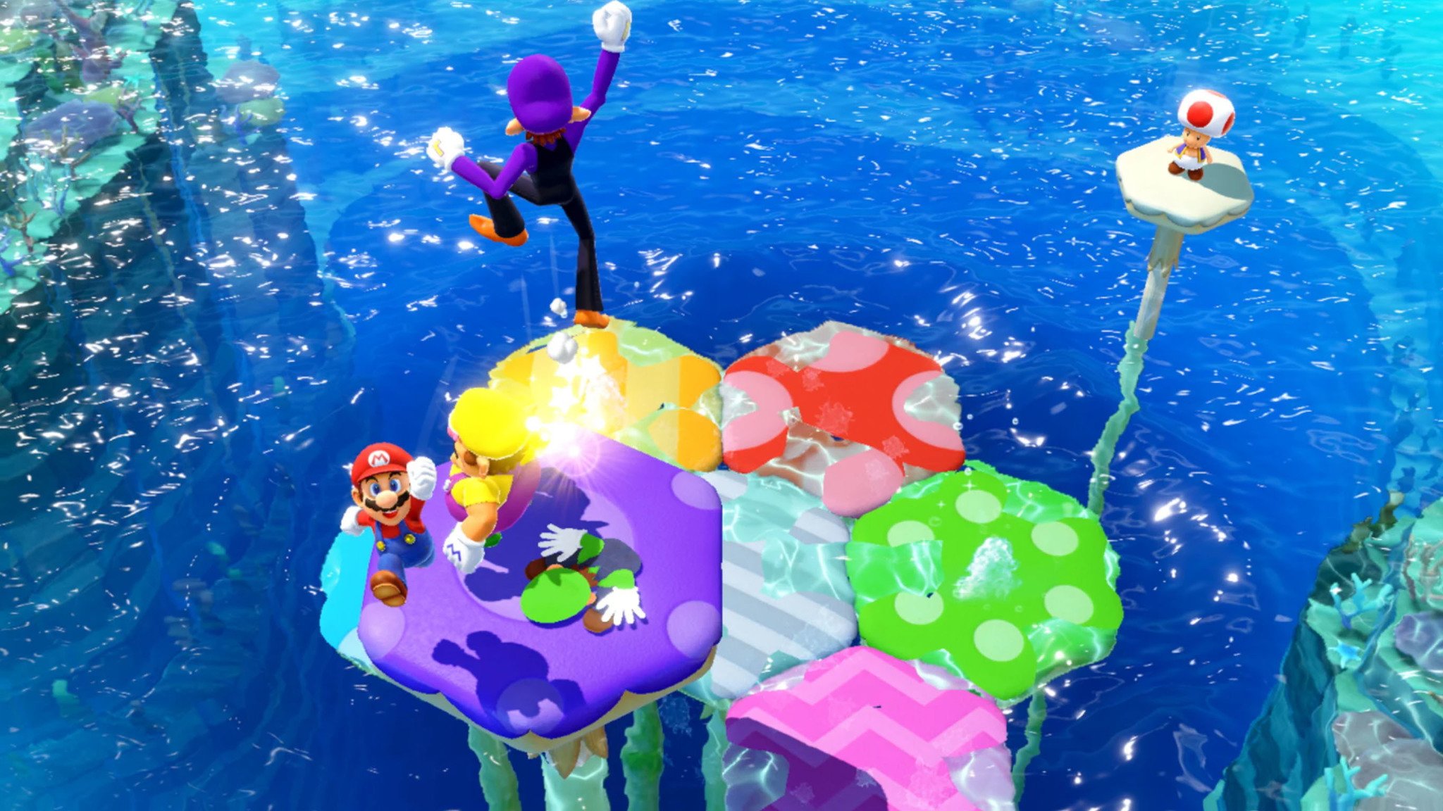 Mario Party Superstars Mushroom Minigame Luigi Flat