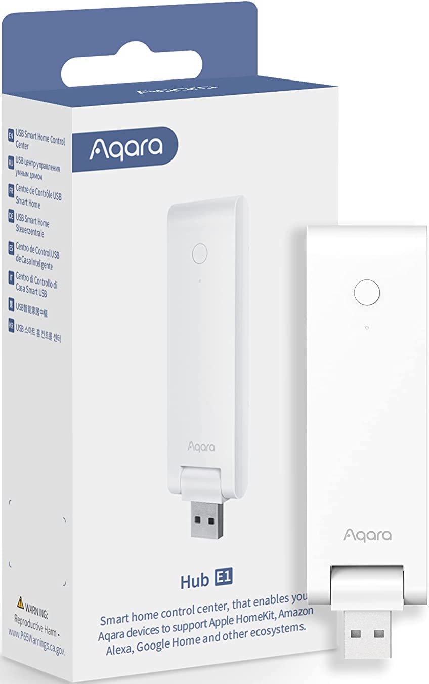 Aqara Hub E1 and packaging