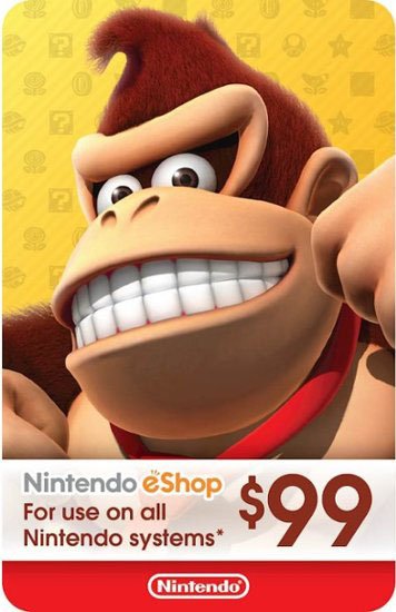 99 Nintendo Eshop Gift Card