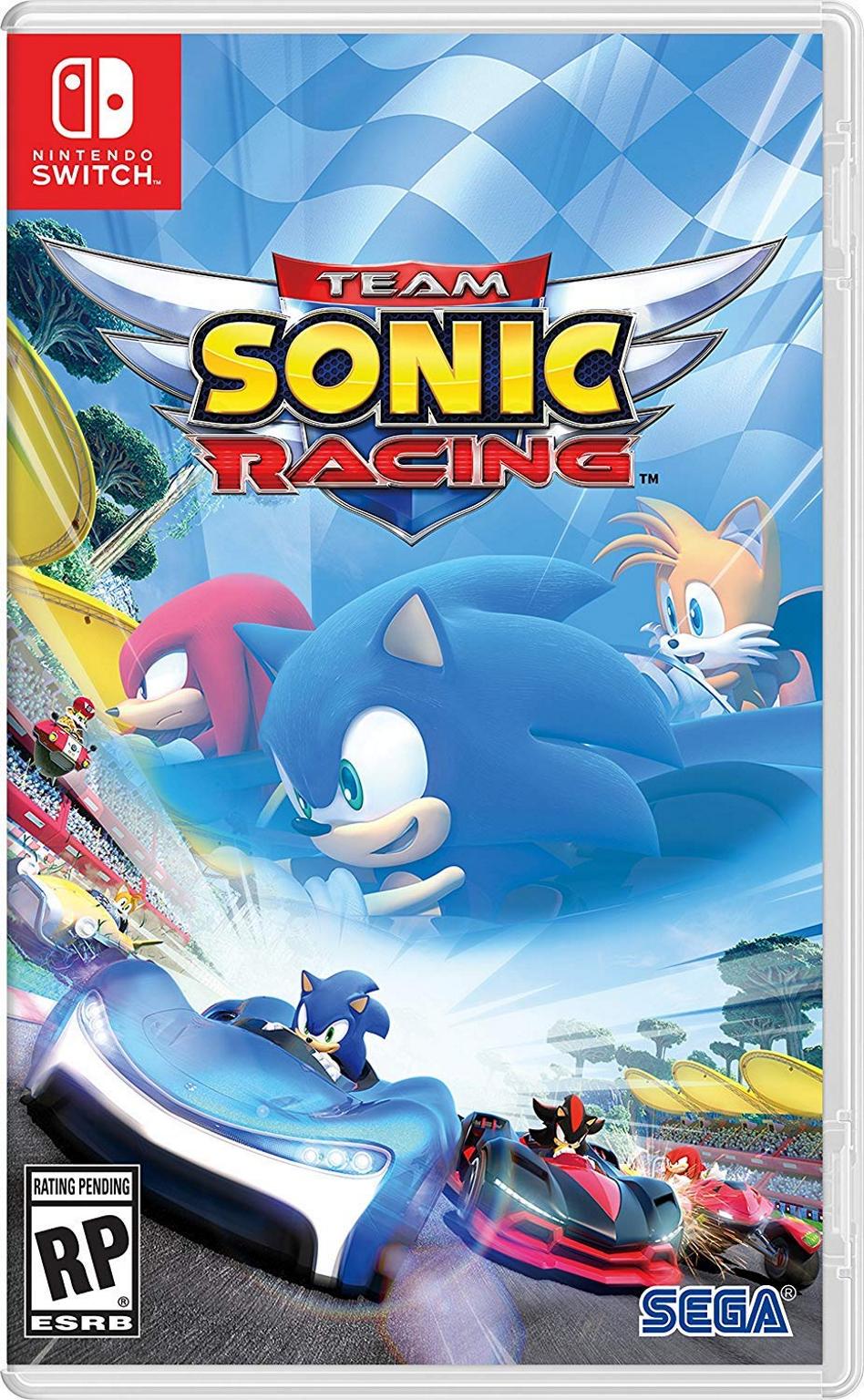 Team Sonic Racing Box Art Switch