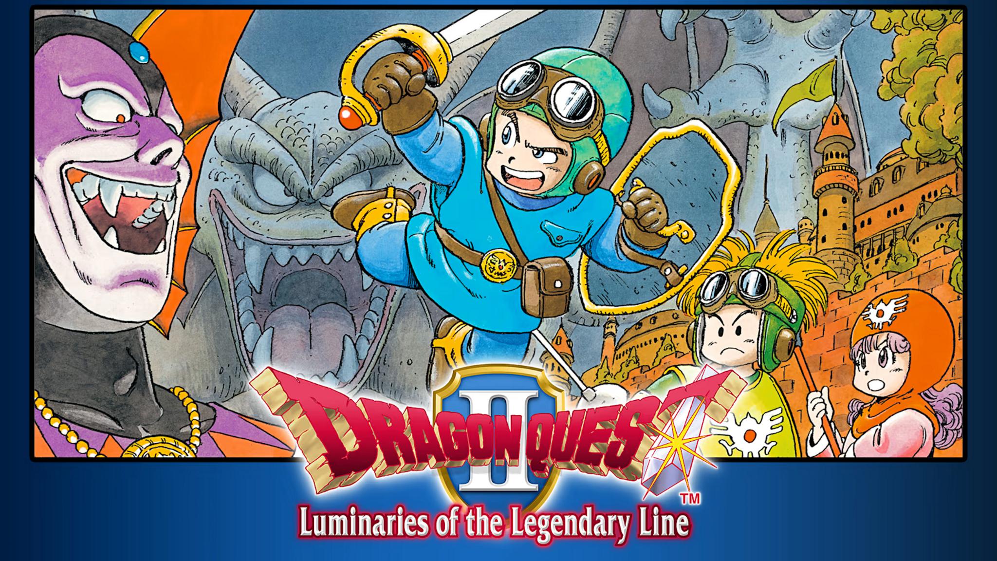 Luminarias de héroes legendarios de la línea Dragon Quest Ii