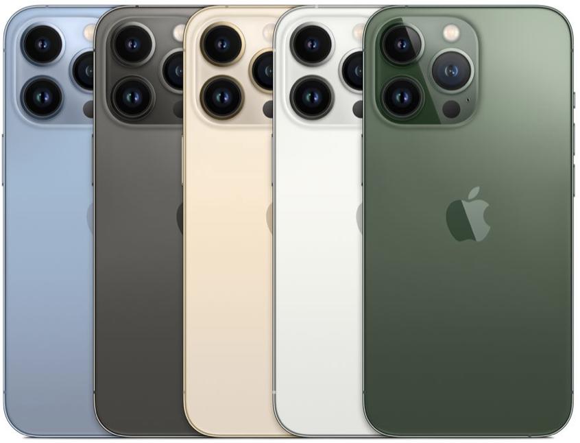 Iphone 13 Pro Color Family 2022 Render Cropped