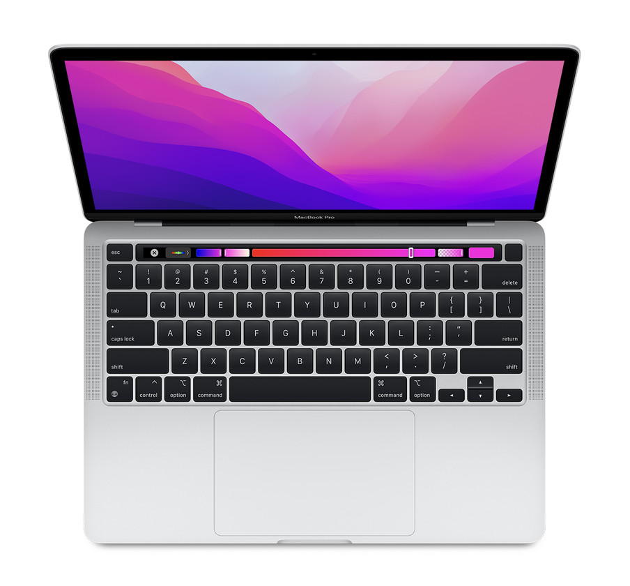 MacBook Pro 2022 berwarna perak