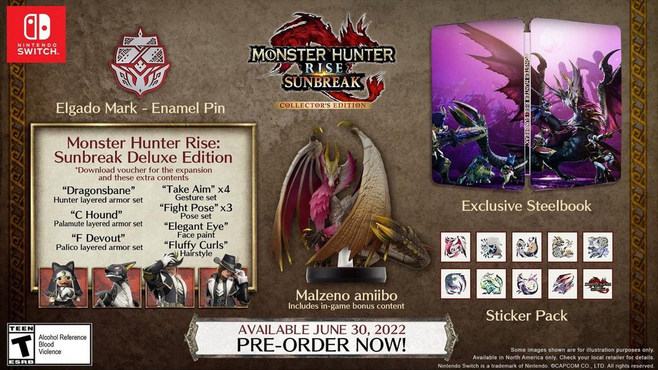 Monster Hunter Rise Sunbreack Collectors Edition
