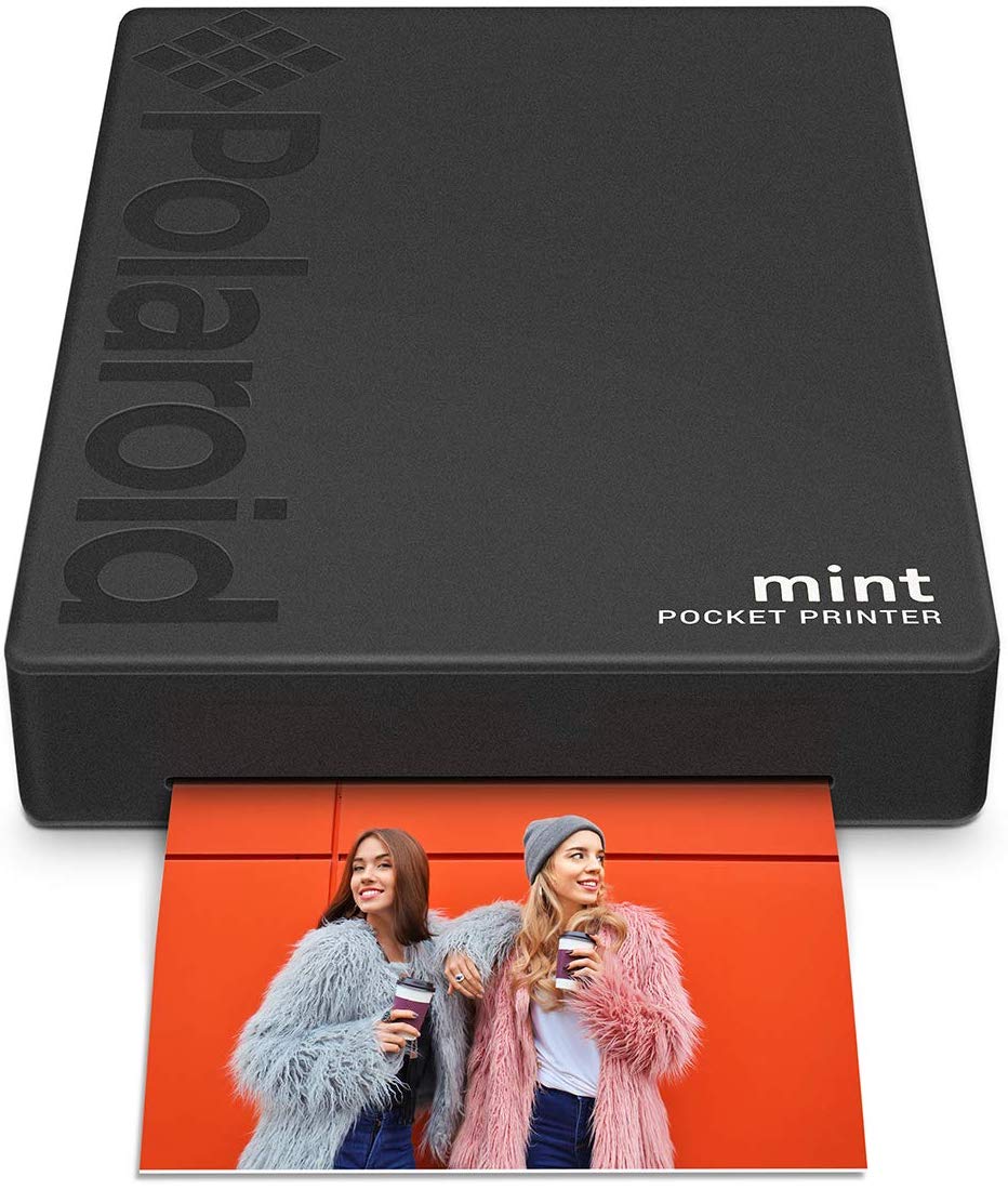 Black Polaroid Mint Pocket Printer product shot on amazon