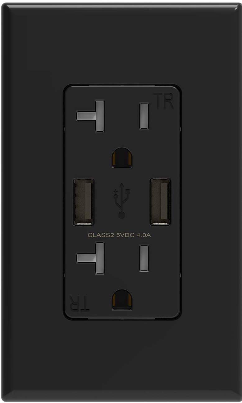 ELEGRP USB wall outlet