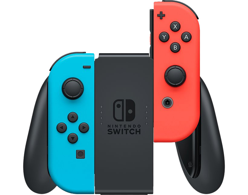 Nintendo Switch Joy Cons In Grip