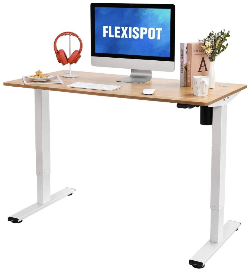 Flexispot Standing Desk White And Maple Render Cropped