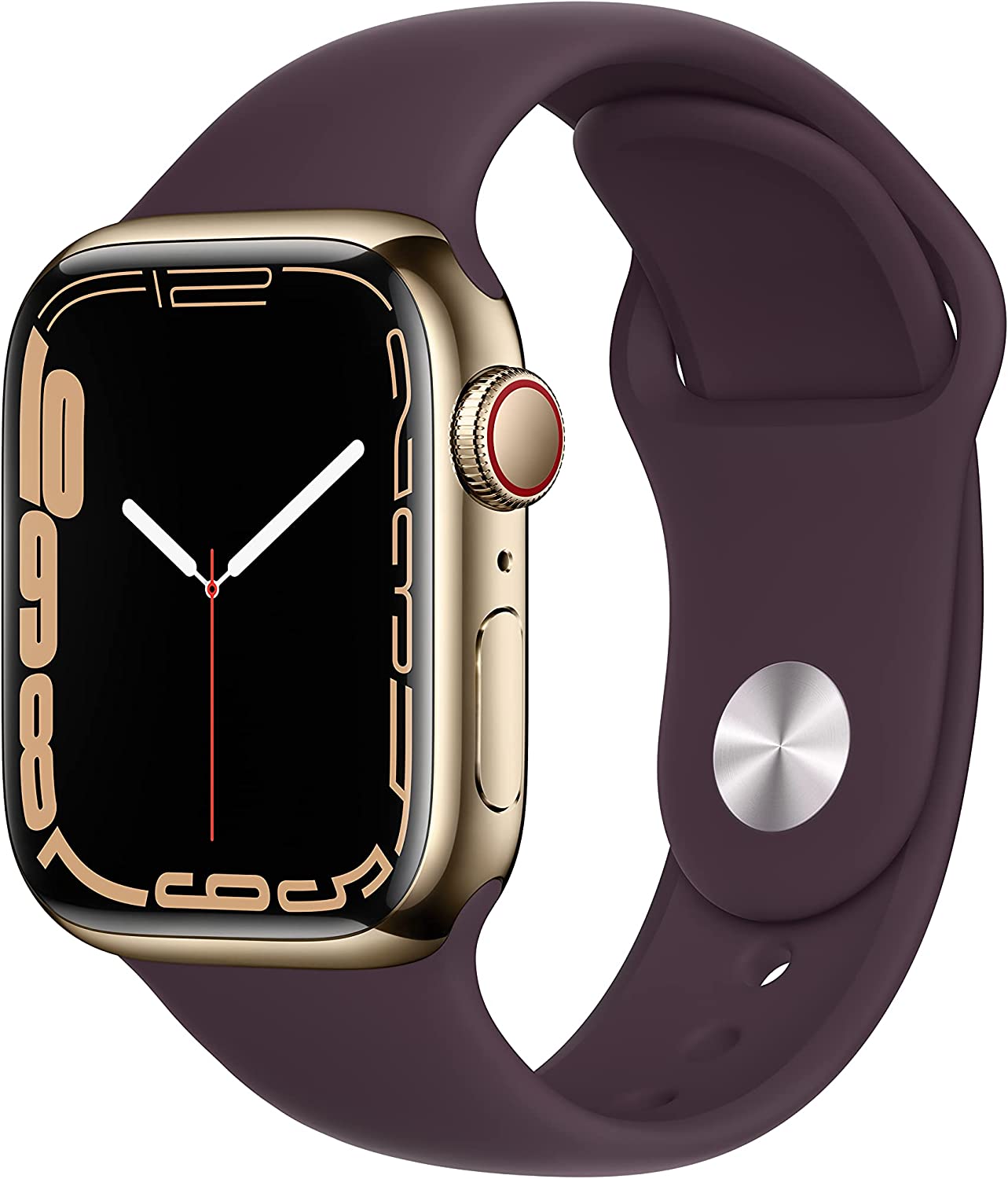 Apple Watch Series 7 45mm Gold Cherry Sport Band