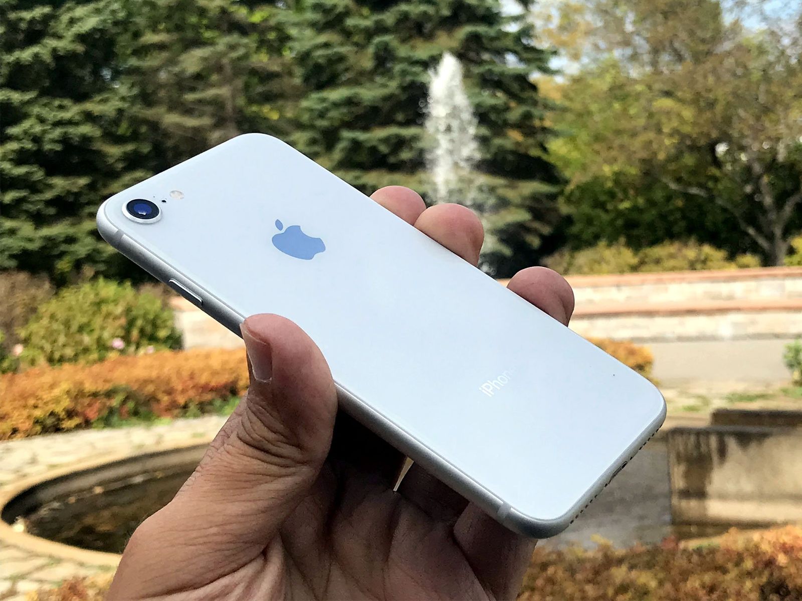 iPhone 8 back - silver hero