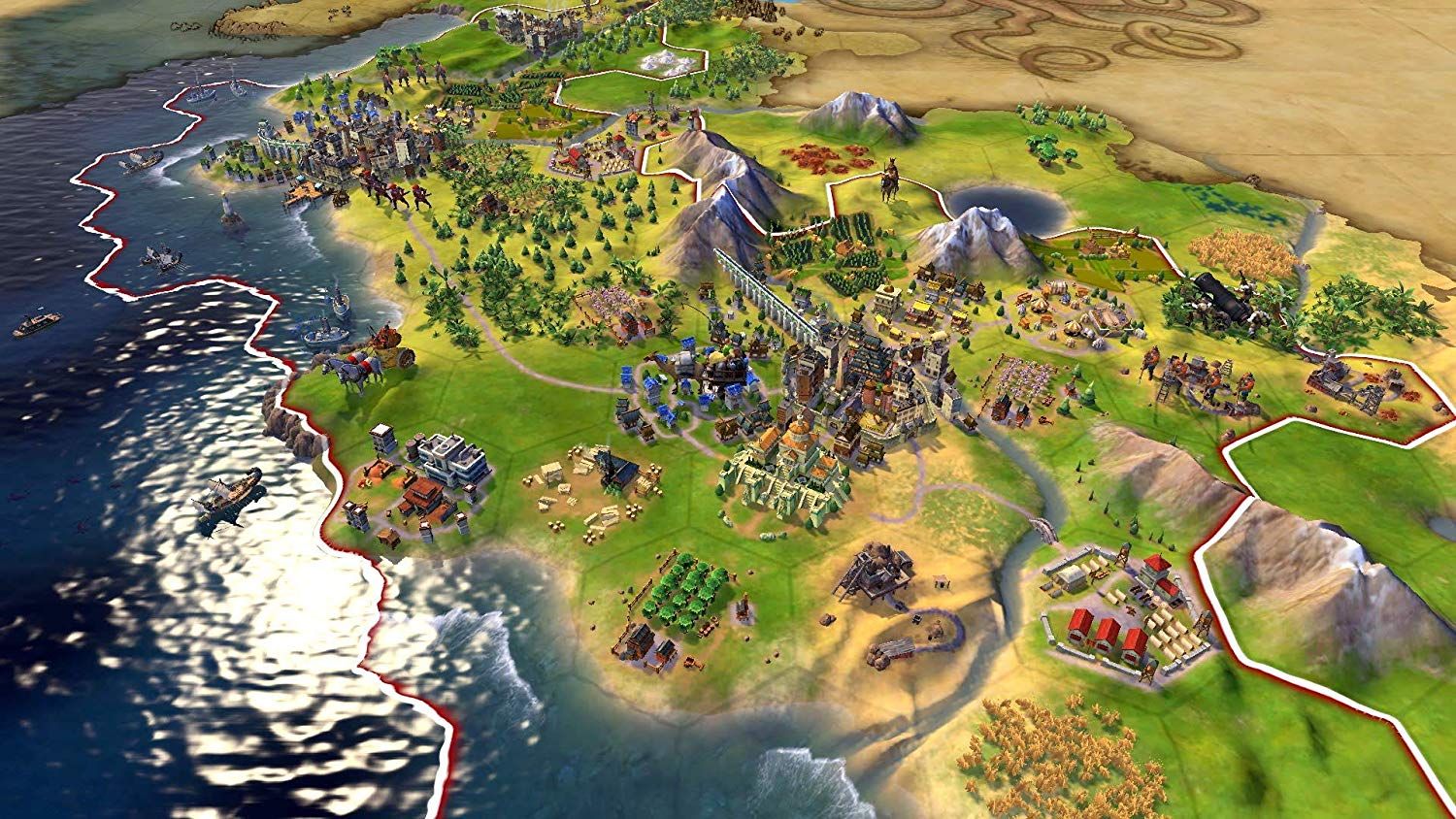 Civilization VI Nintendo Switch Map