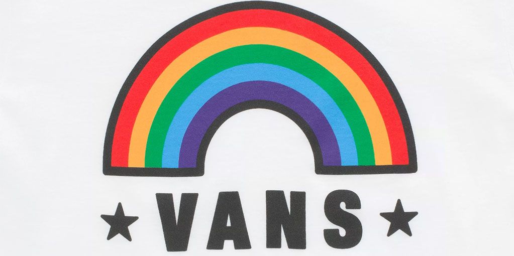 vans logo rainbow
