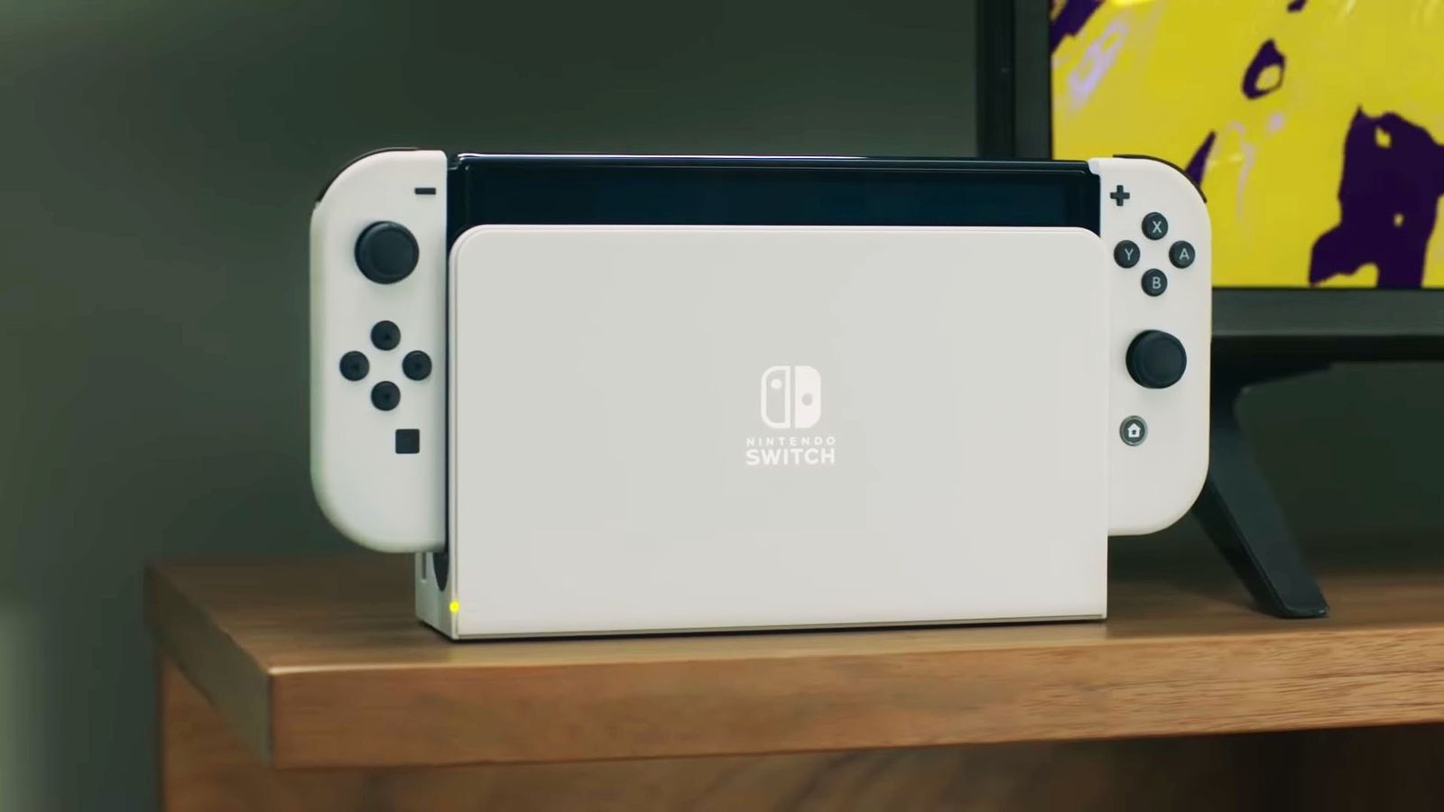 Nintendo Switch Oled Model In Dock