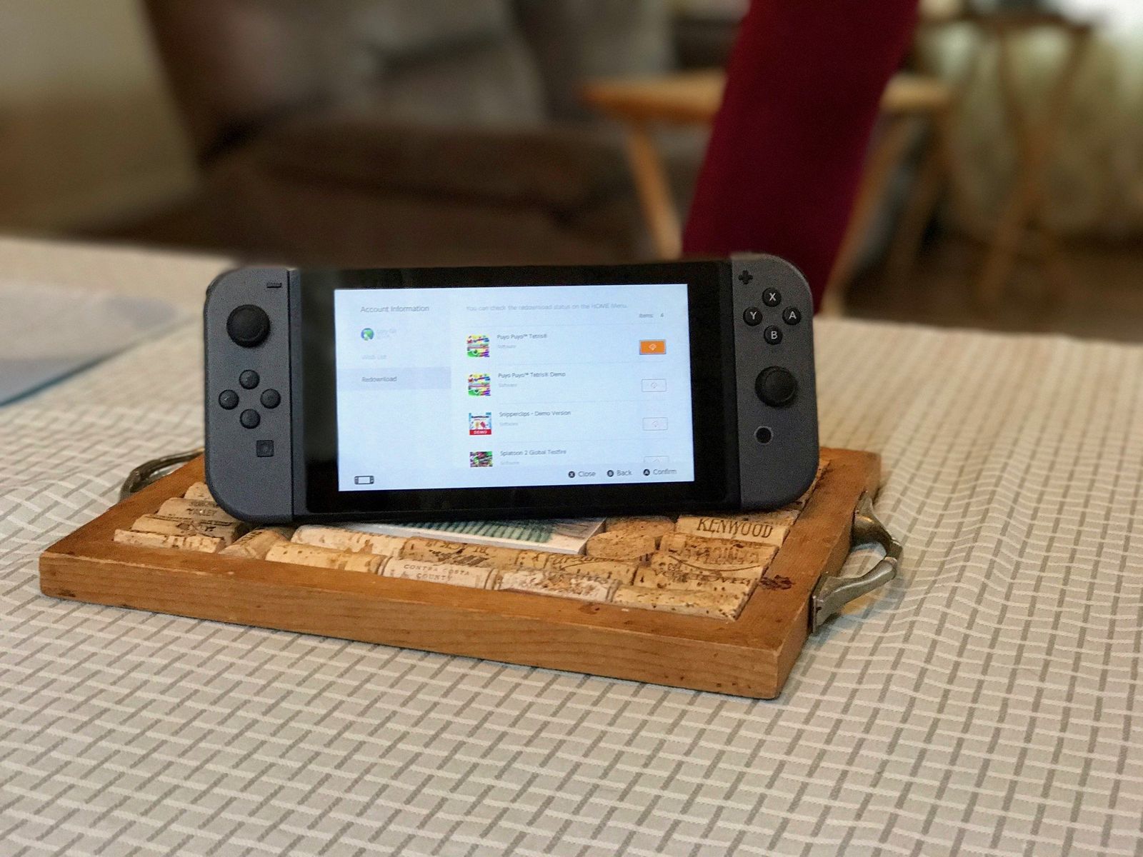 Redownloading games on Switch