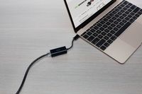If you need to connect a USB-A cable to your MacBook Pro, get an adapter