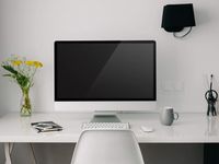 Matte screen protectors to reduce glare and eye strain for the 27-inch iMac