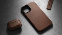 Keep it classy with a fine leather case for that iPhone 13