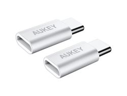 Grab Aukey's 2-pack of USB-C adapters for under $3