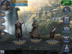Collect heroes in Lord of the Rings: Legends of Middle-Earth