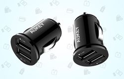 Grab two of Aukey's car chargers for just $12 right now