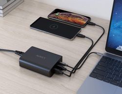 This coupon takes $14 off Aukey's multi-port USB-A and USB-C charger