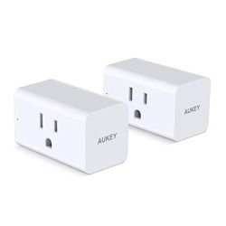  Save on smarts with two Aukey Wi-Fi Smart Plugs for $17
