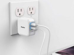 Snag this compact 2-port USB wall charger on sale for only $6 today