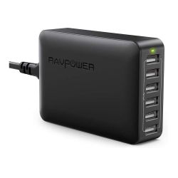  Power up with RAVPower's 6-Port USB Charging Station on sale for $16
